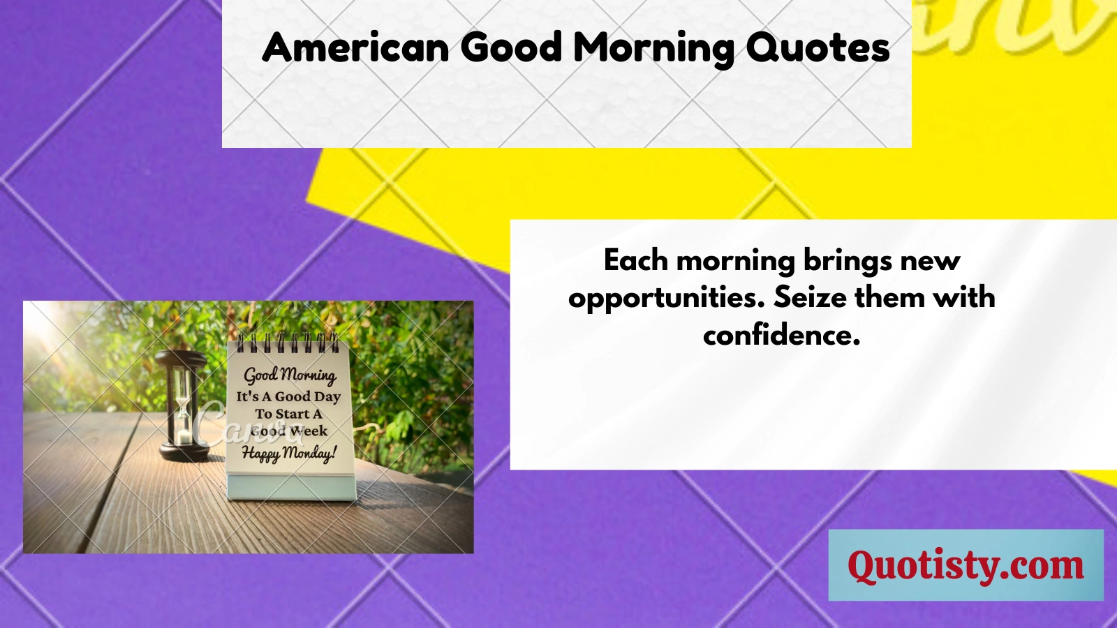 American Good Morning Quotes