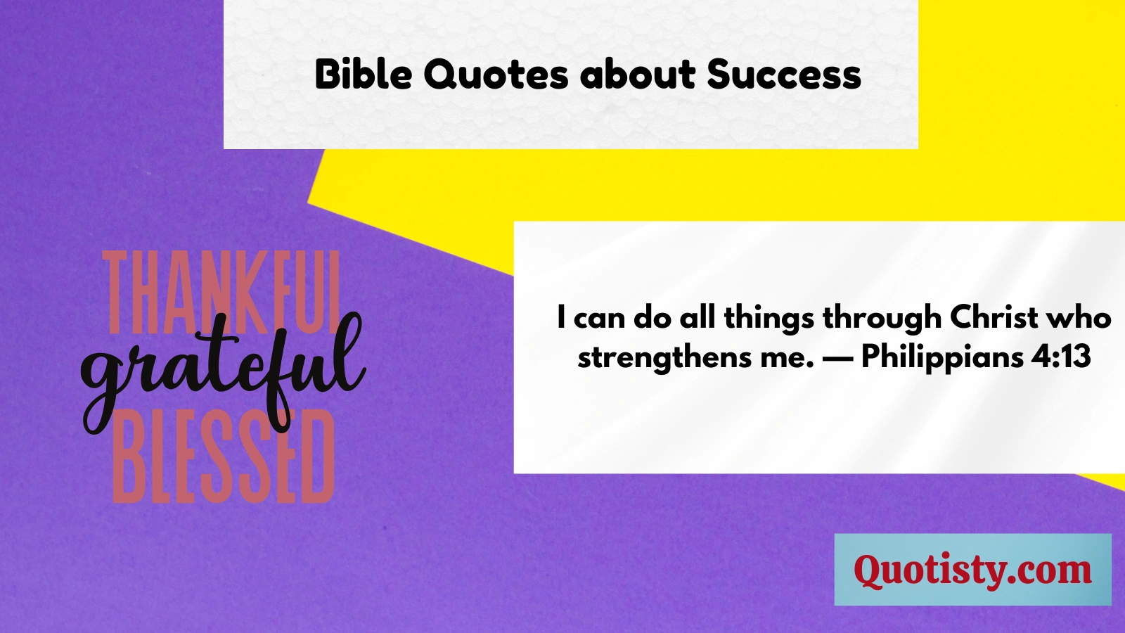 Bible Quotes about Success