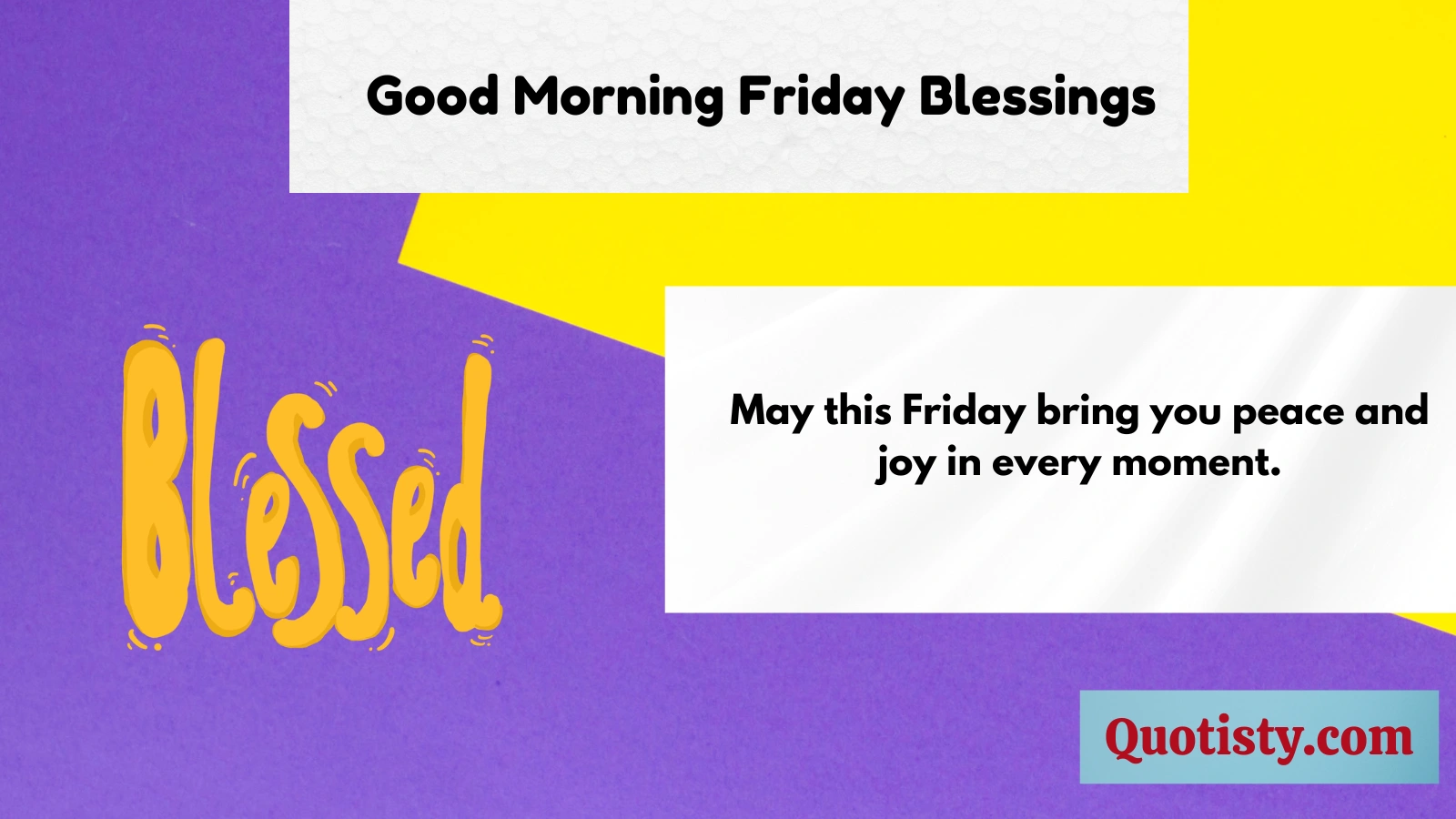 Good Morning Friday Blessings