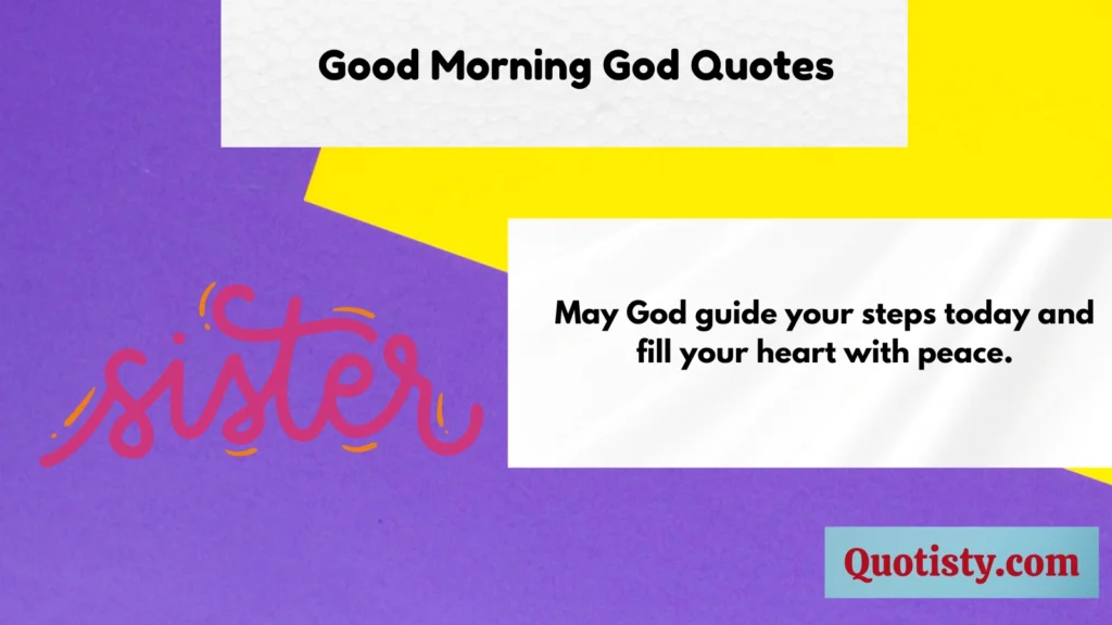 Good Morning God Quotes 