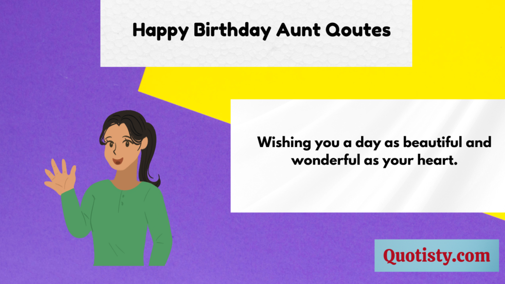 Happy Birthday Aunt Qoutes 
