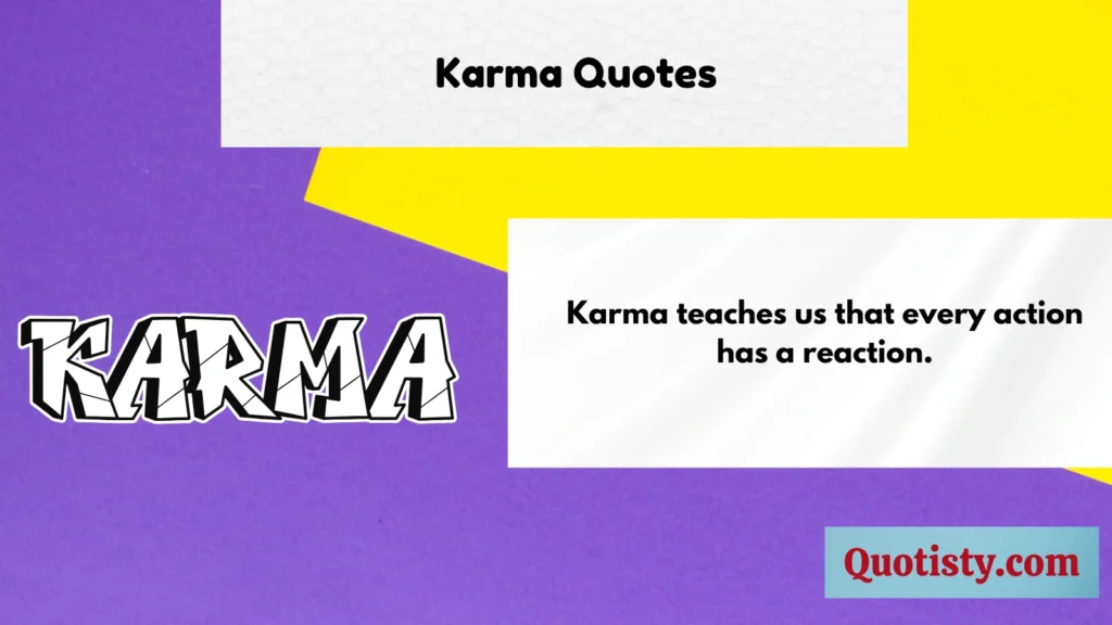 Karma Quotes 