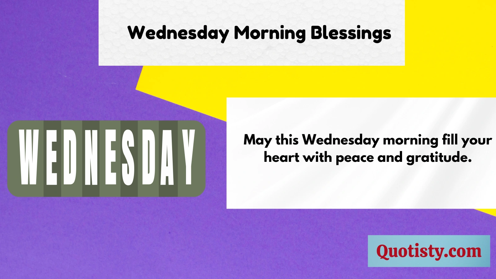 Wednesday Morning Blessings