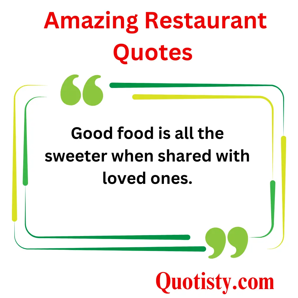  Inspirational Restaurant Quotes