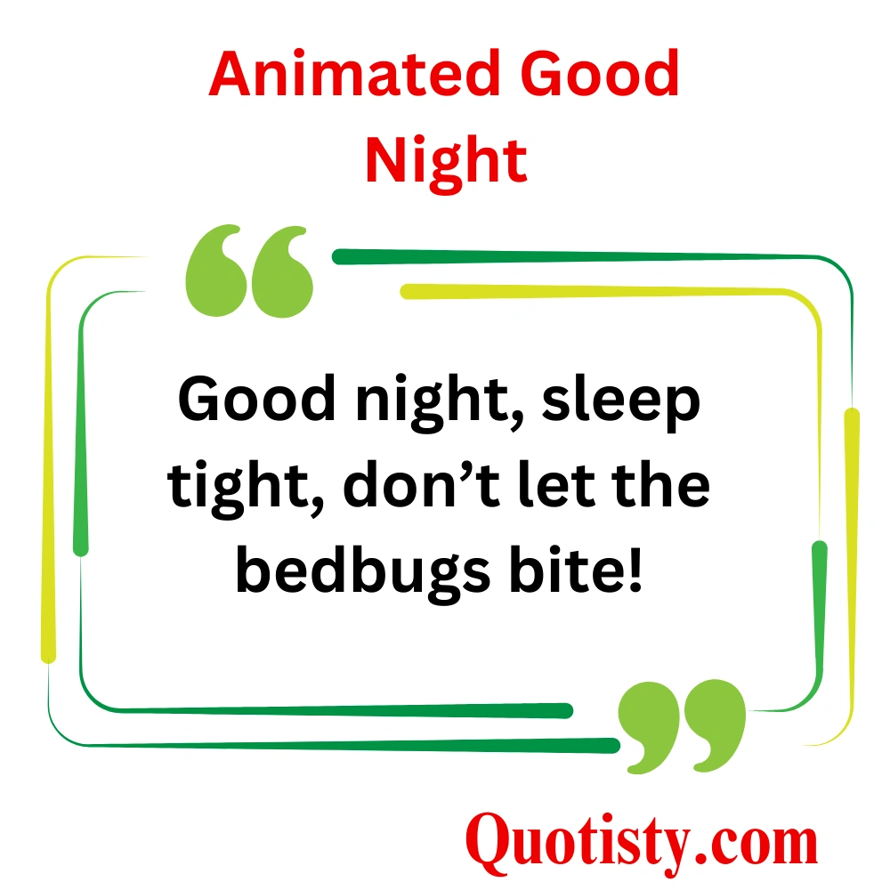 Animated Good Night