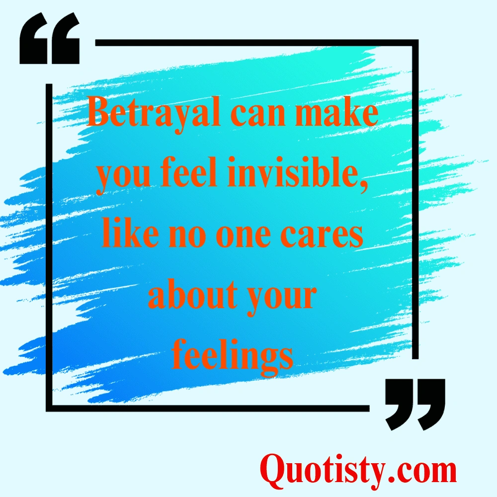 Betrayal Affects Your Confidence