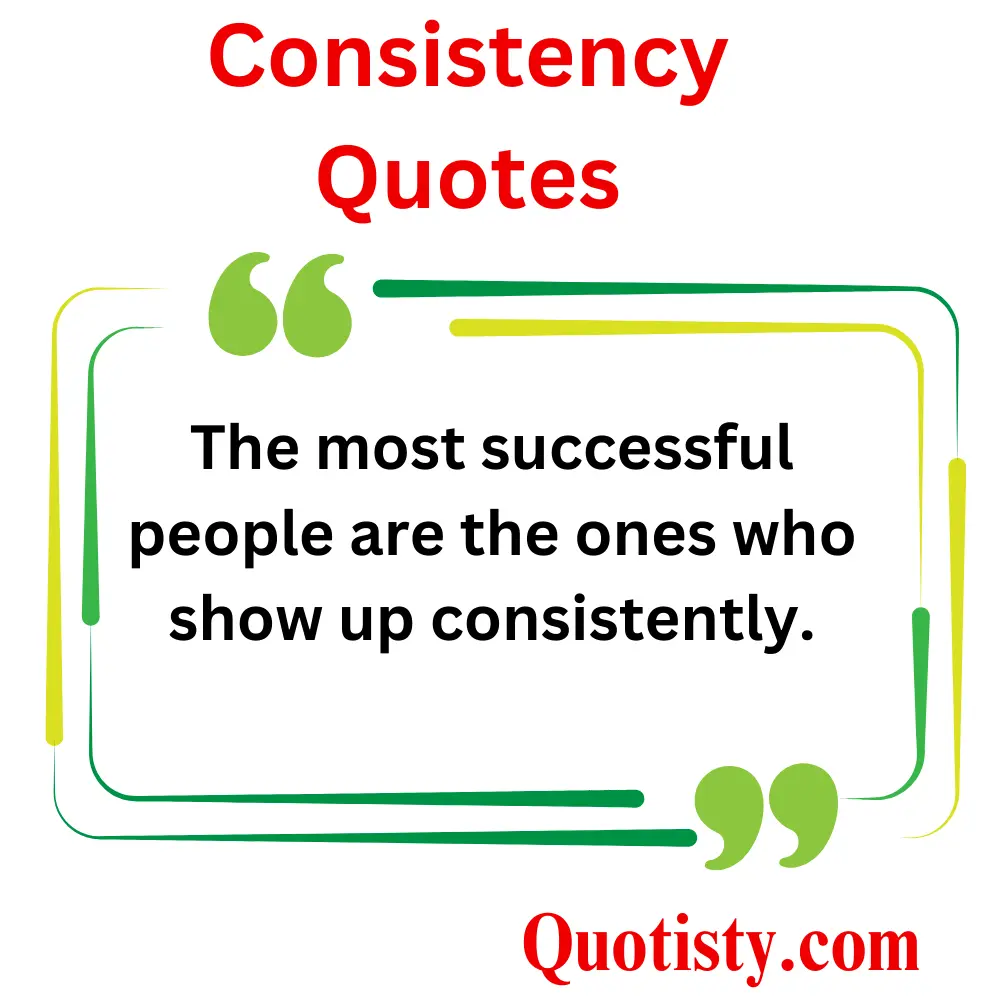 Consistency Quotes for Success