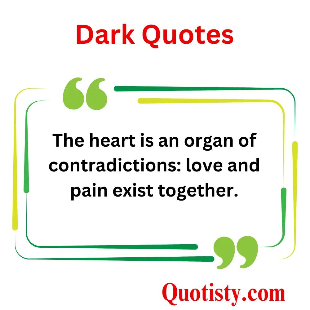  Dark Quotes on Love