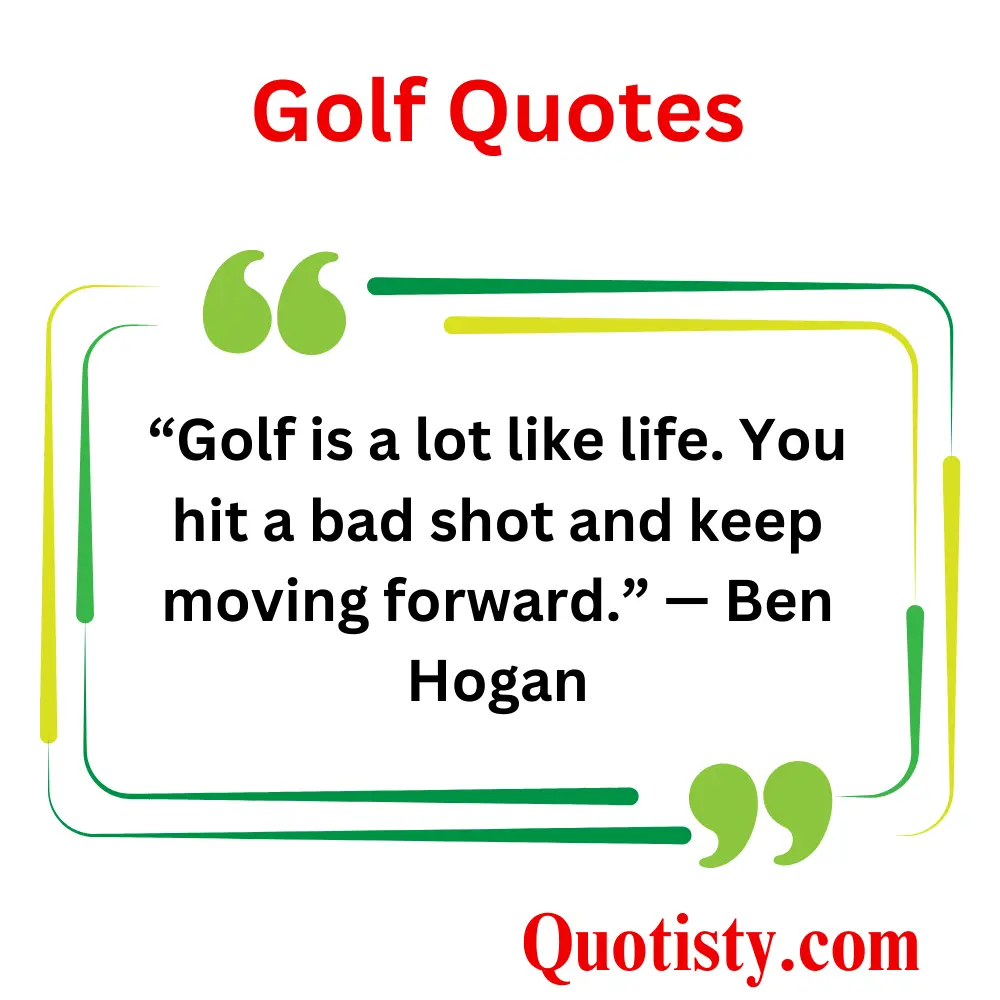  The Best Golf Quotes from Famous Players