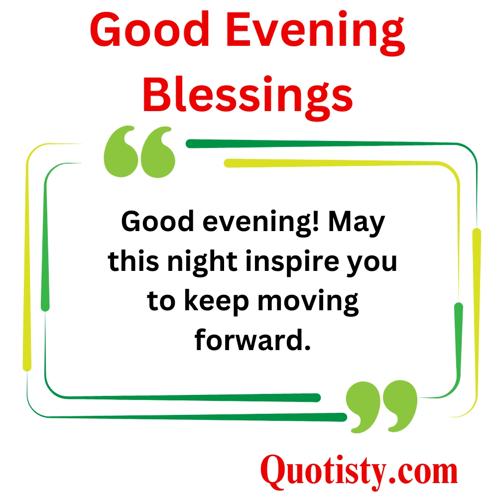Good Evening Blessings