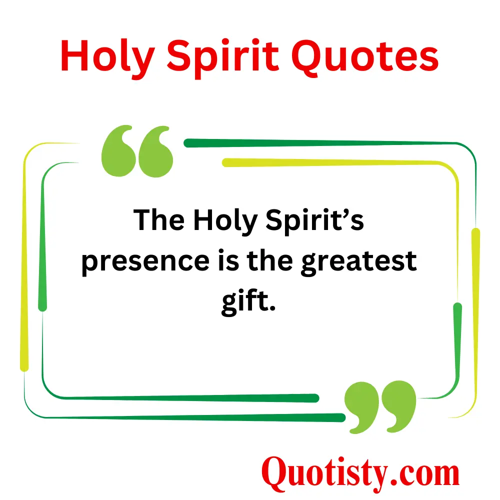 Holy Spirit Quotes for Inspiration