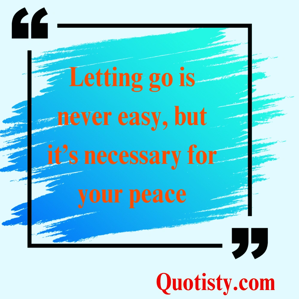 Letting Go of a Friend