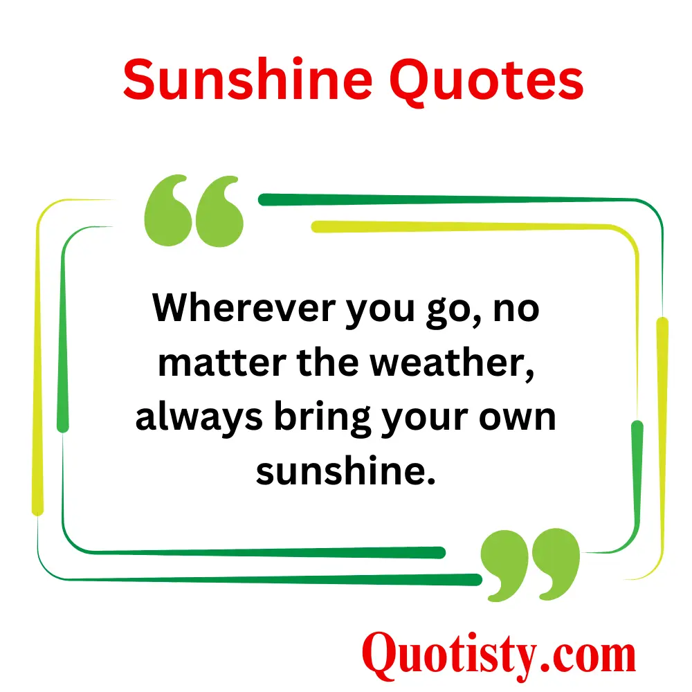 Inspiring Sunshine Quotes for Instagram
