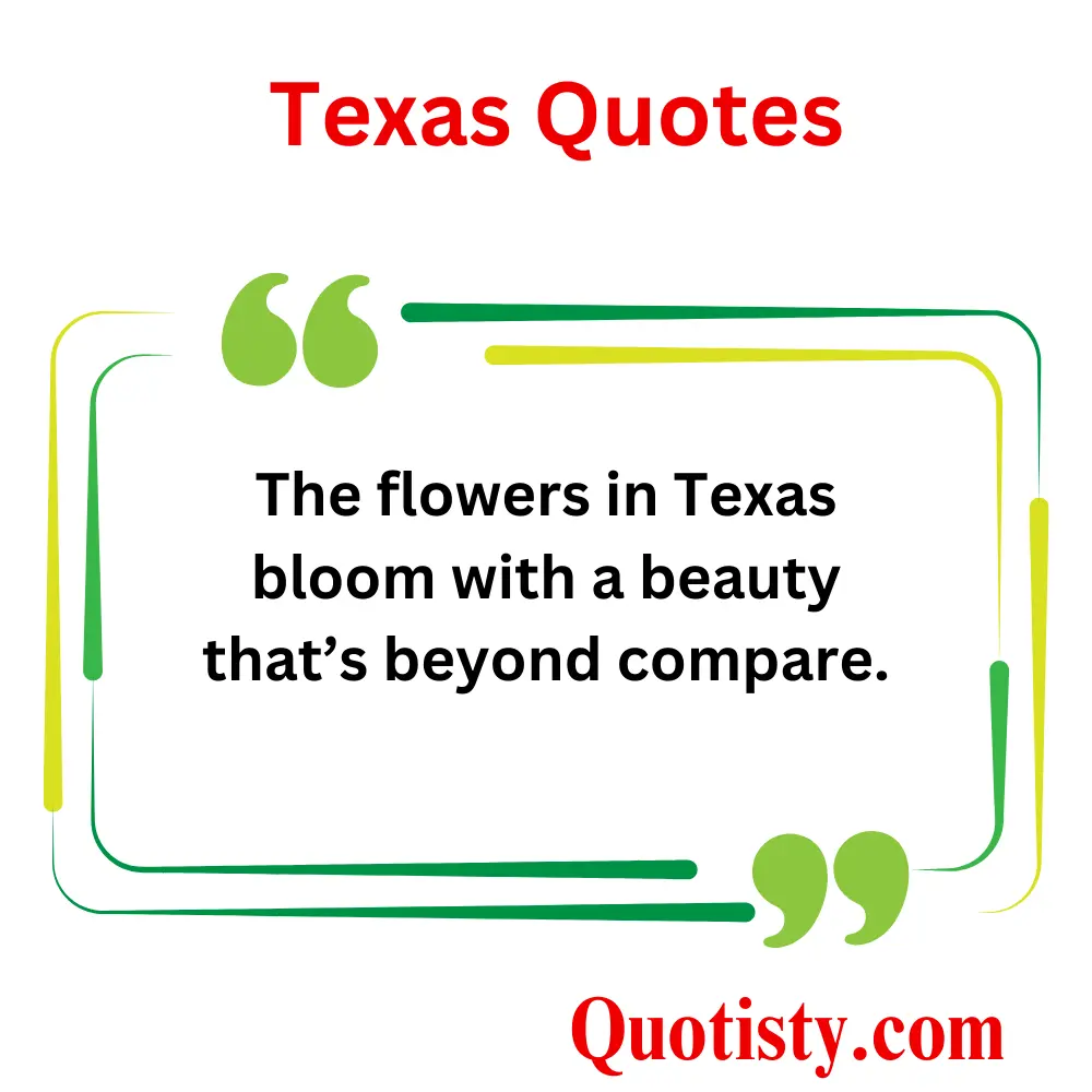  Texas Quotes About Nature