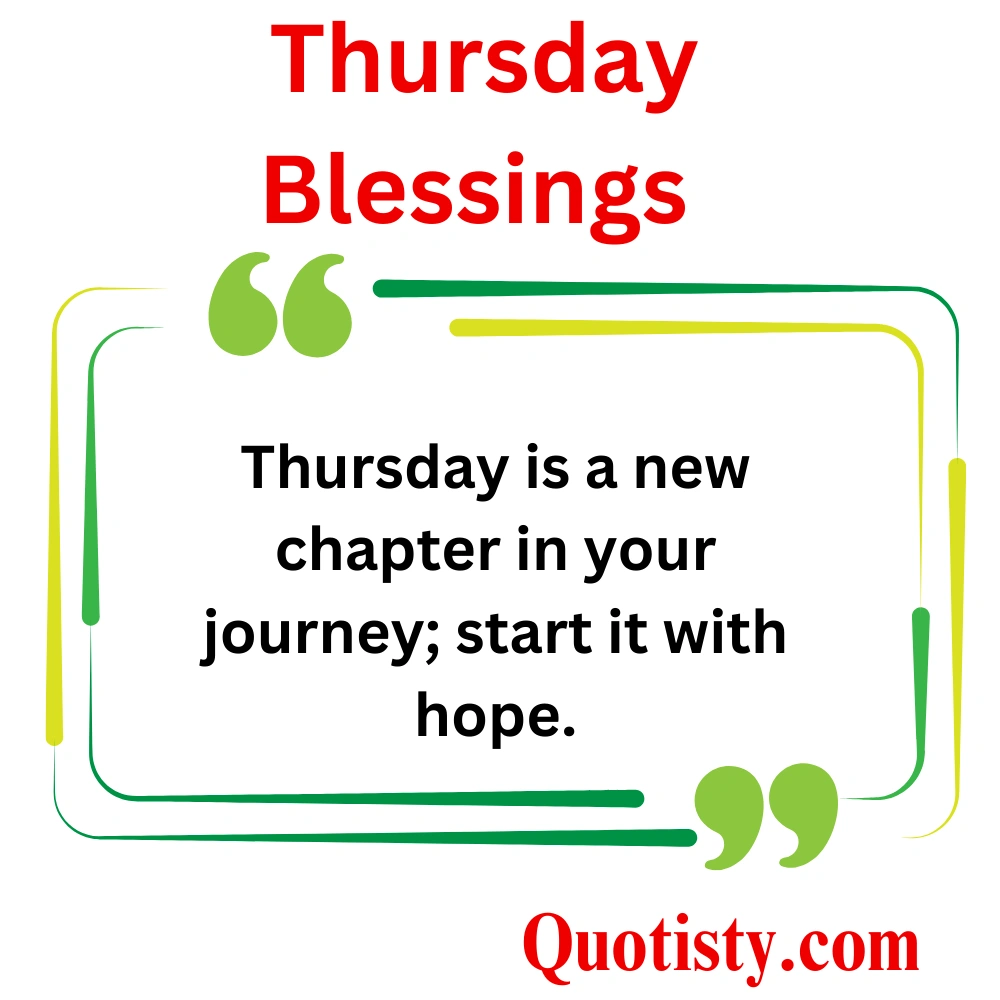 Thursday Blessings 