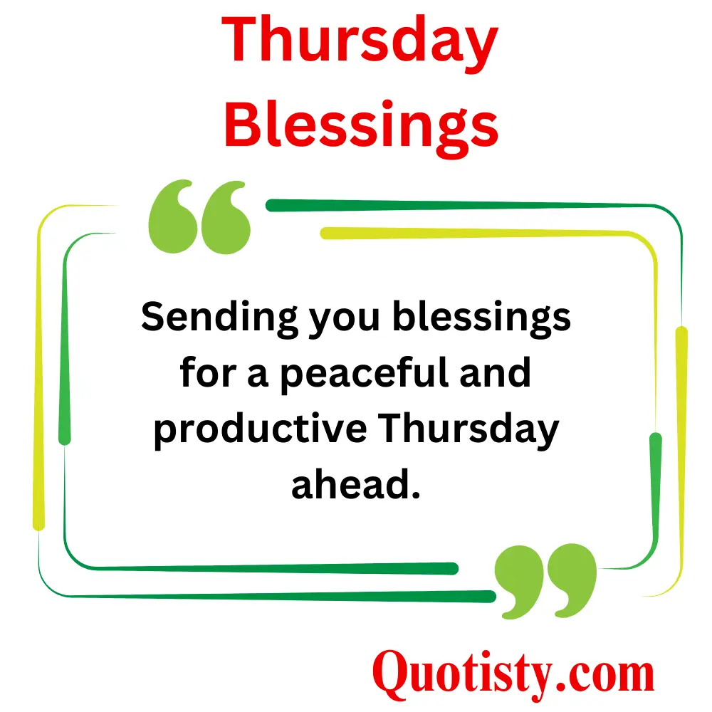  Inspirational Thursday Blessings to Kickstart Your Day
