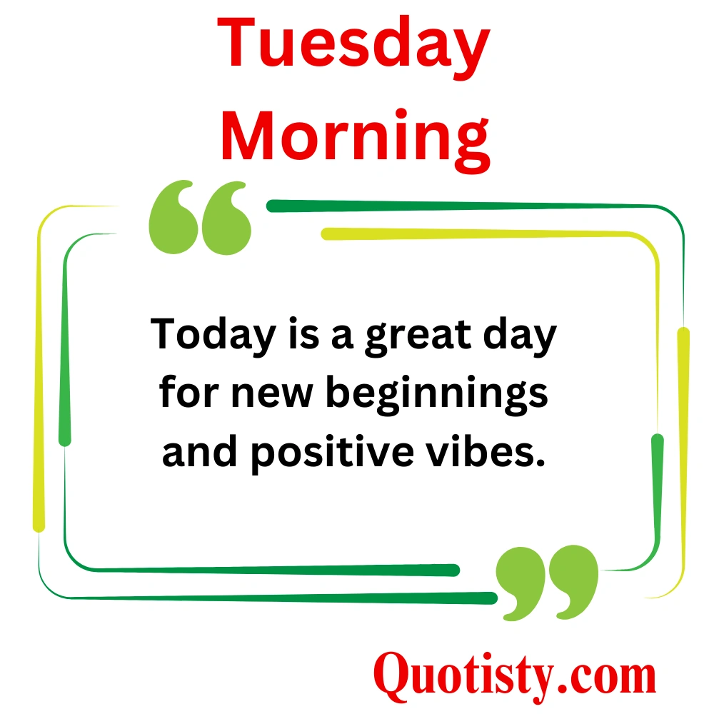Tuesday Morning