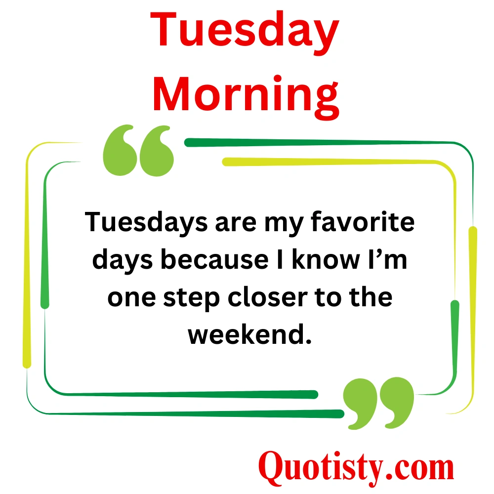 Tuesday Morning