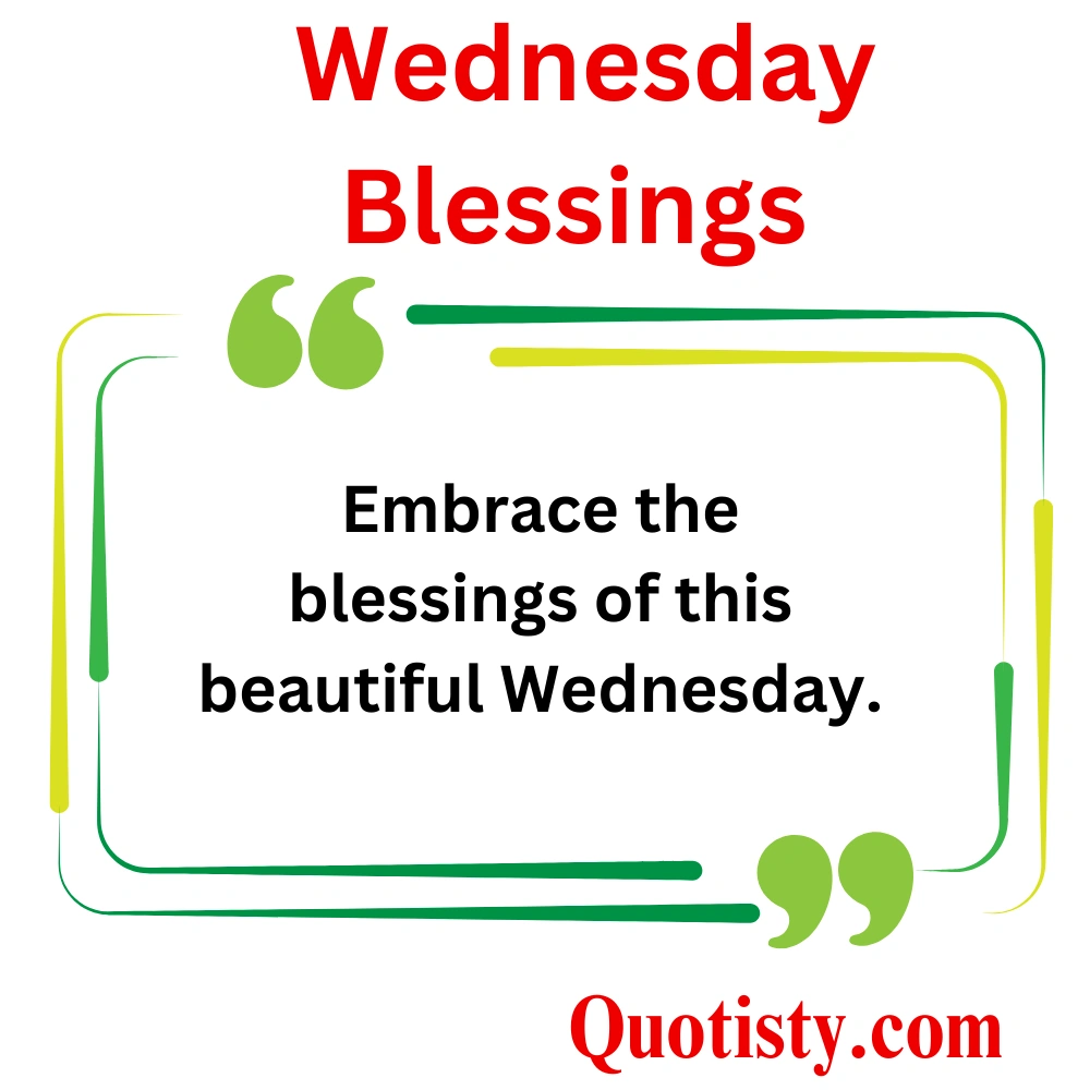 Wednesday Blessings 