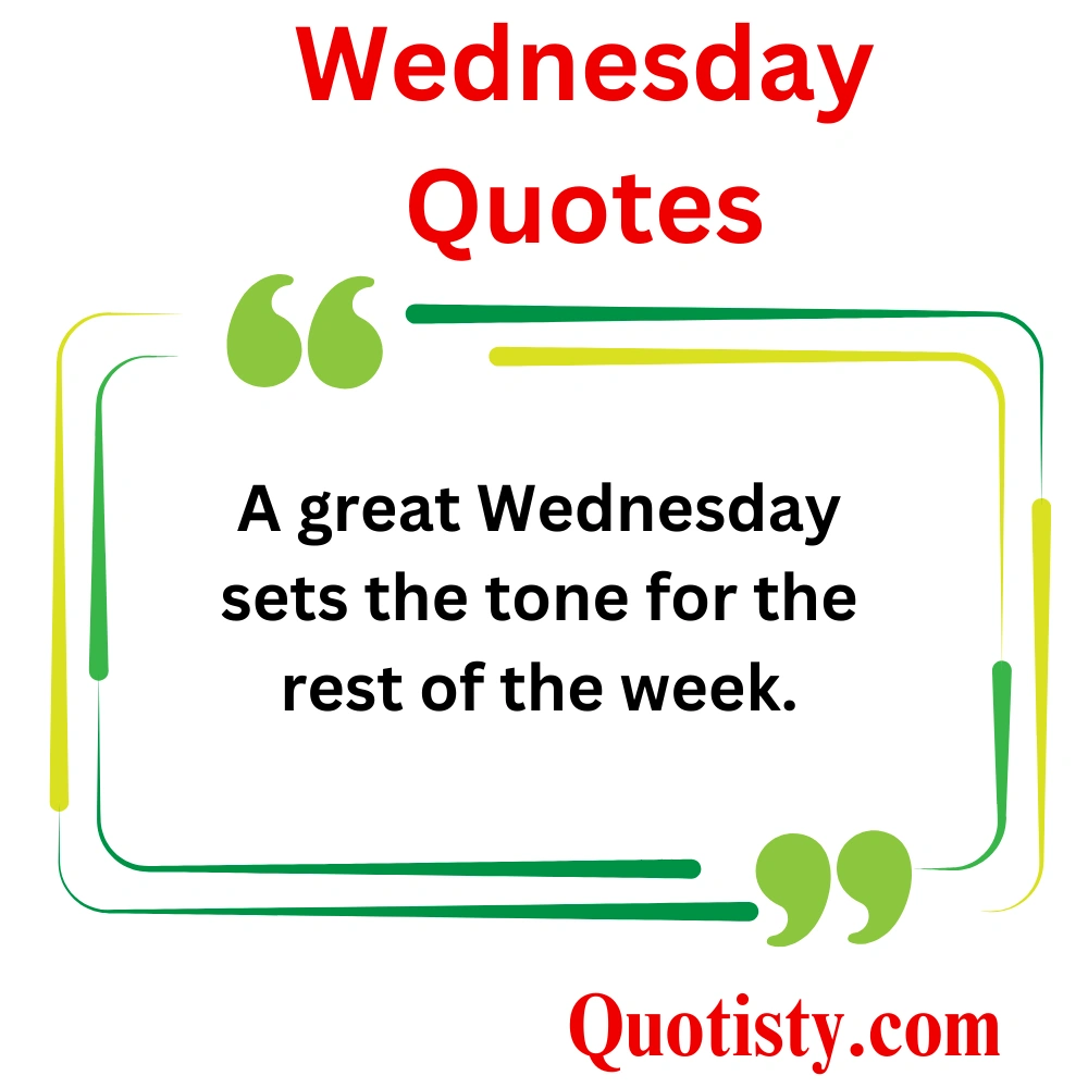 Wednesday Quotes