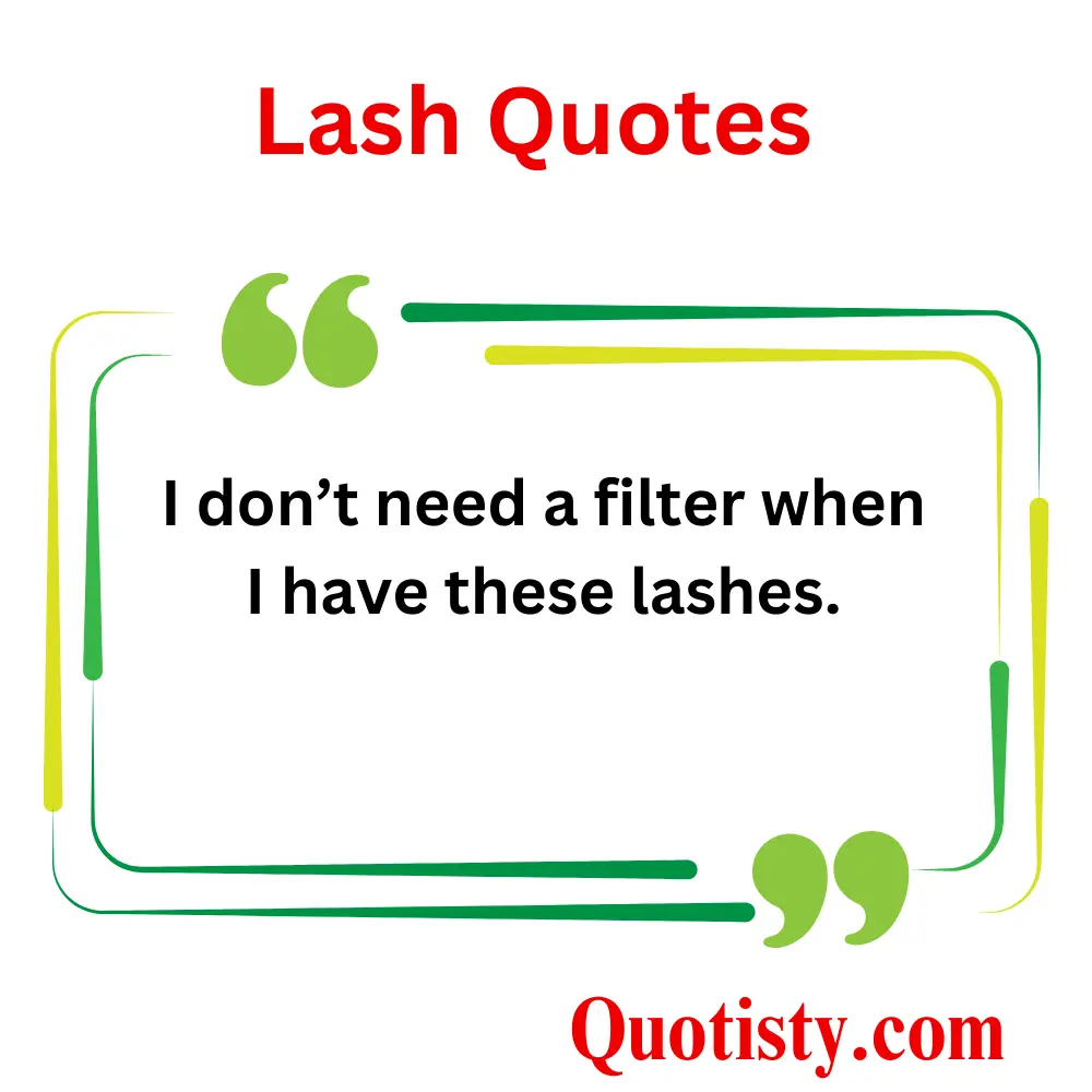 Funny Lash Quotes